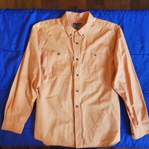 NOS Vtg Gander Mountain Guide Series Shirt Men's XL Canvas Cotton Xtra Buttons